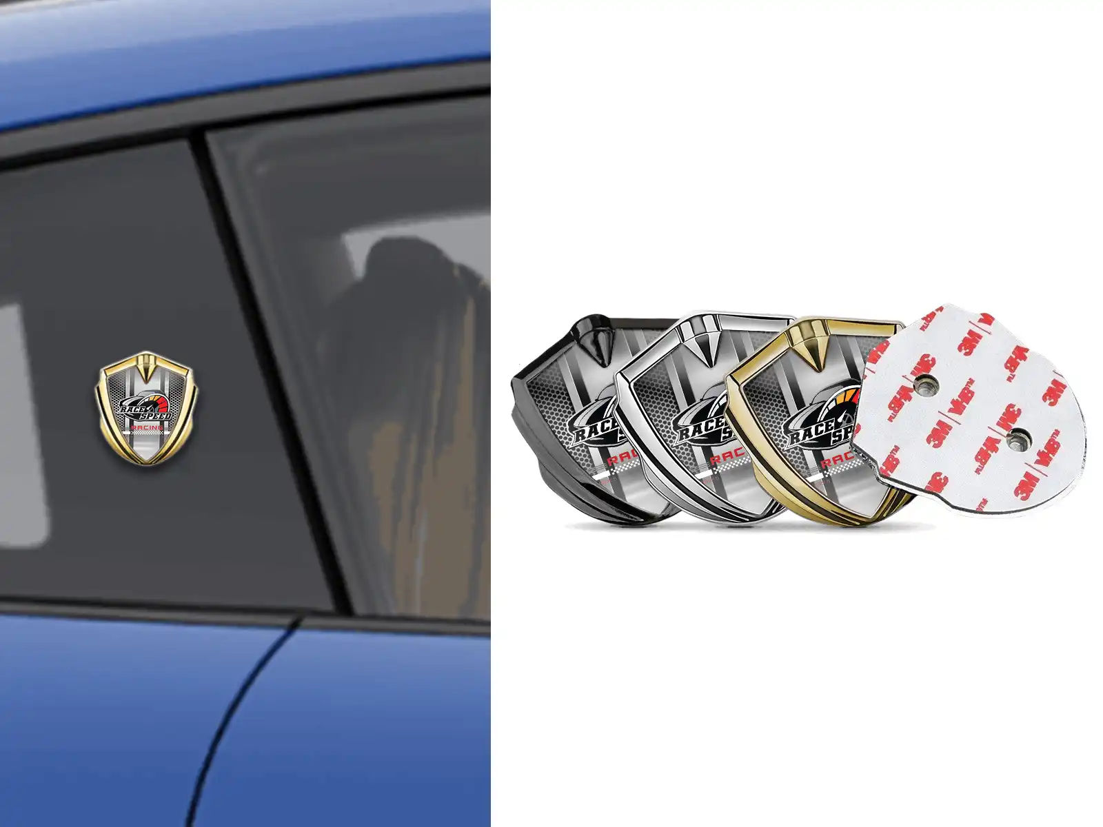 Domed Emblem Badge Modern High End Look